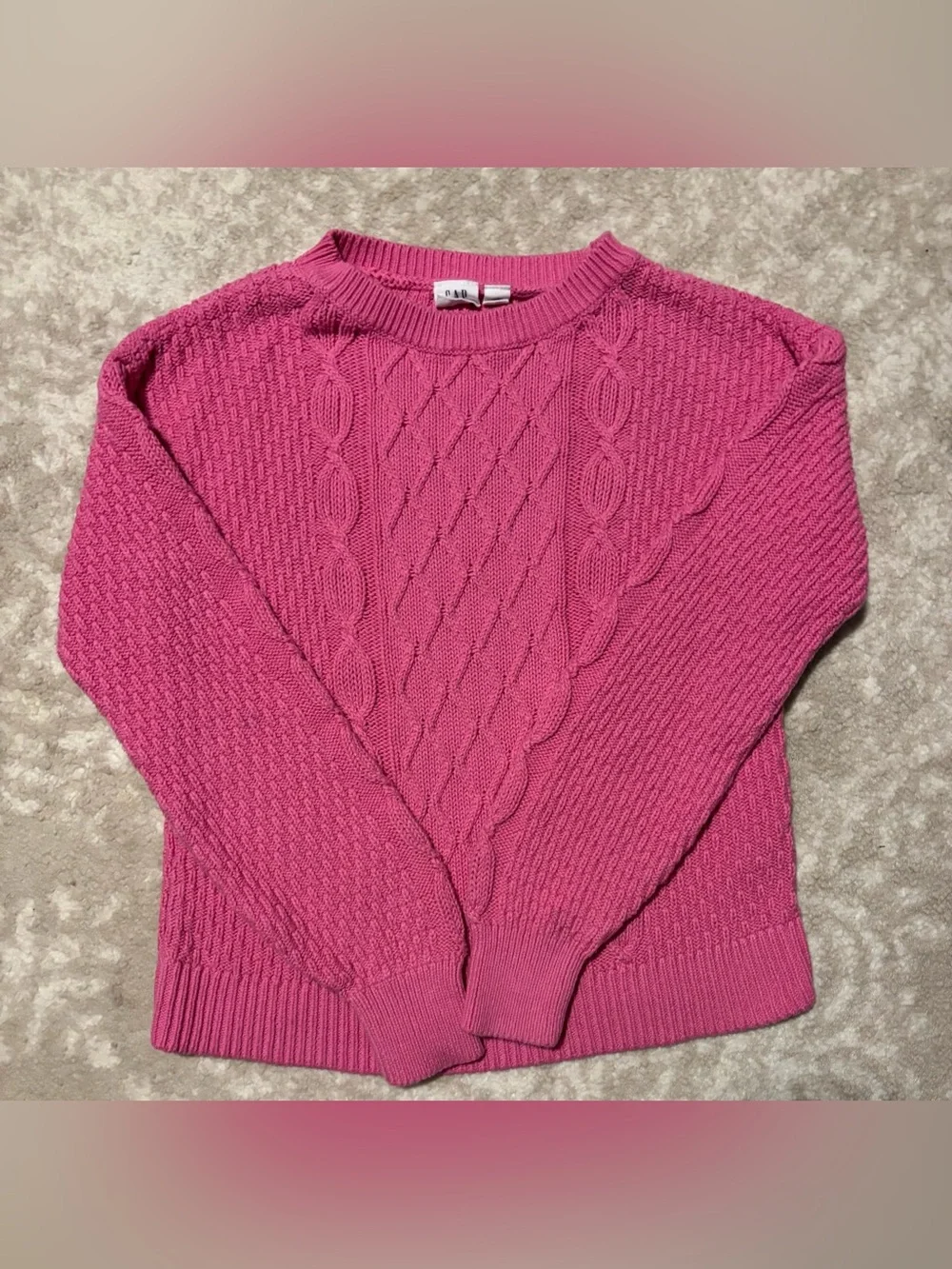 Vibrant Cable Knit Sweater - GAP KIDS